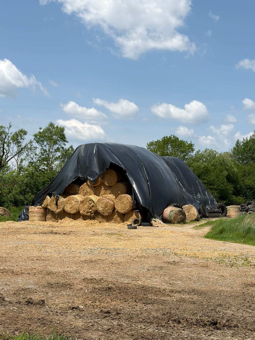 Heavy-Duty Vinyl Tarp (Black)